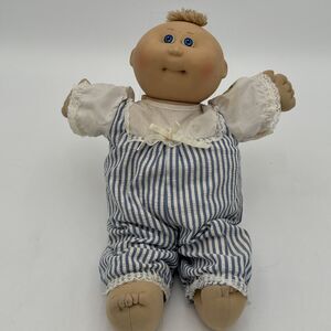 1985 Preemies Cabbage Patch Kid Doll Blue Eyes Blue Signature Factory CPK